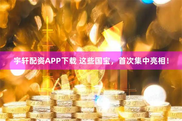 宇轩配资APP下载 这些国宝，首次集中亮相！